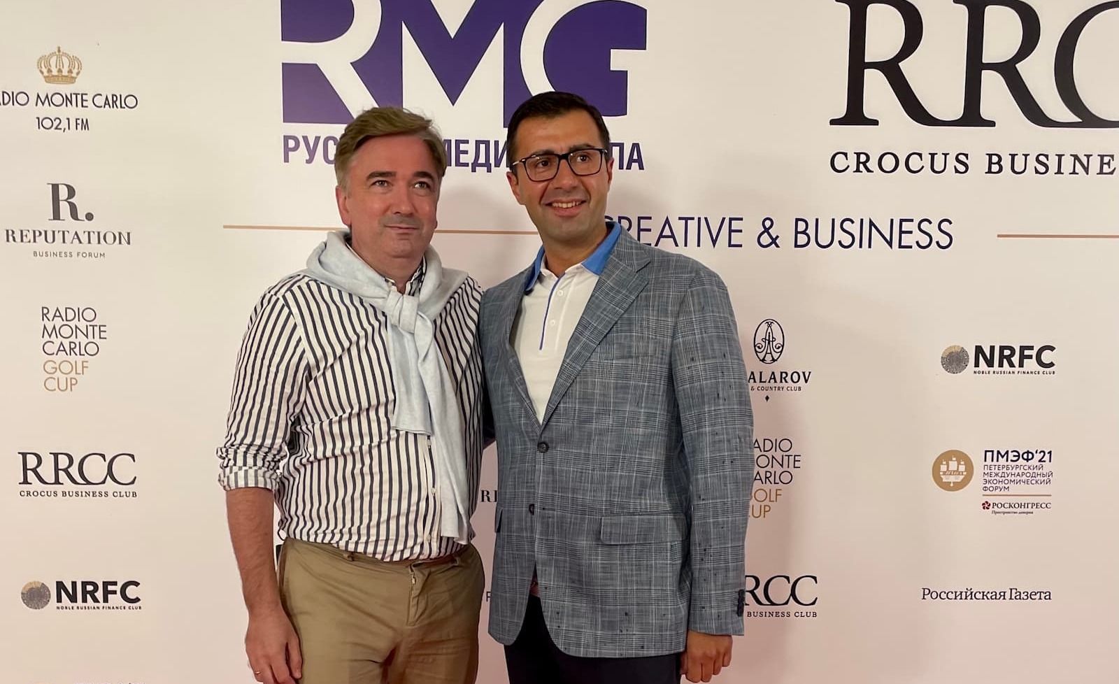 Михаил Трубецкой и Евгений Коровин на форуме Creative & Business